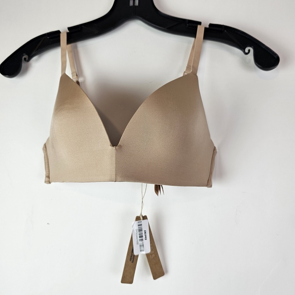 Skims NWT Wireless Form T-Shirt Bra Beige Clay Size 30B Style BR-LIG-10680W